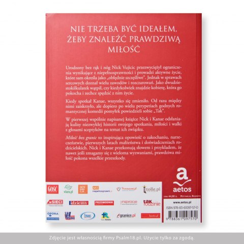 Miłość bez granic - Nick i Kanae Vujicic Miłość bez granic - Nick i Kanae Vujicic