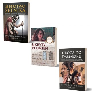 -45% PAKIET: Śledztwo Setnika + Ukryty Płomień + Droga do Damaszku - Trylogia KROKI WIARY - Janette Oke & Davis Bunn