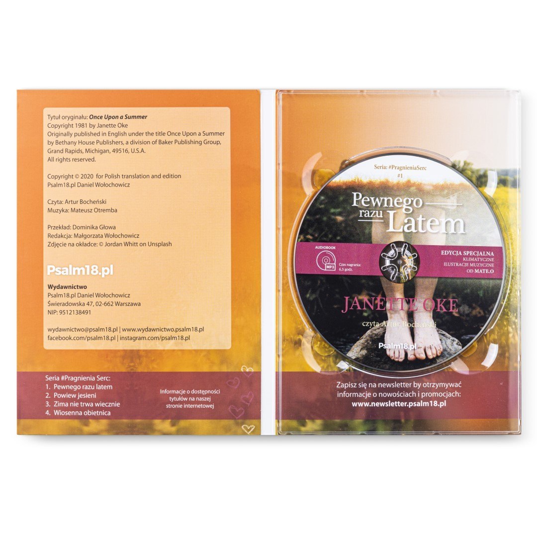 Audiobook CD-MP3: PEWNEGO RAZU LATEM - Janette Oke - Muzyka: MateO - EDYCJA SPECJALNA