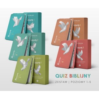 Gra w karty - Quiz biblijny - zestaw | Poziomy 1-5