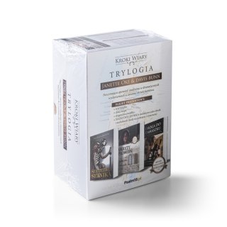 PAKIET PREZENTOWY: Śledztwo Setnika + Ukryty Płomień + Droga do Damaszku - Trylogia KROKI WIARY - Janette Oke & Davis Bunn