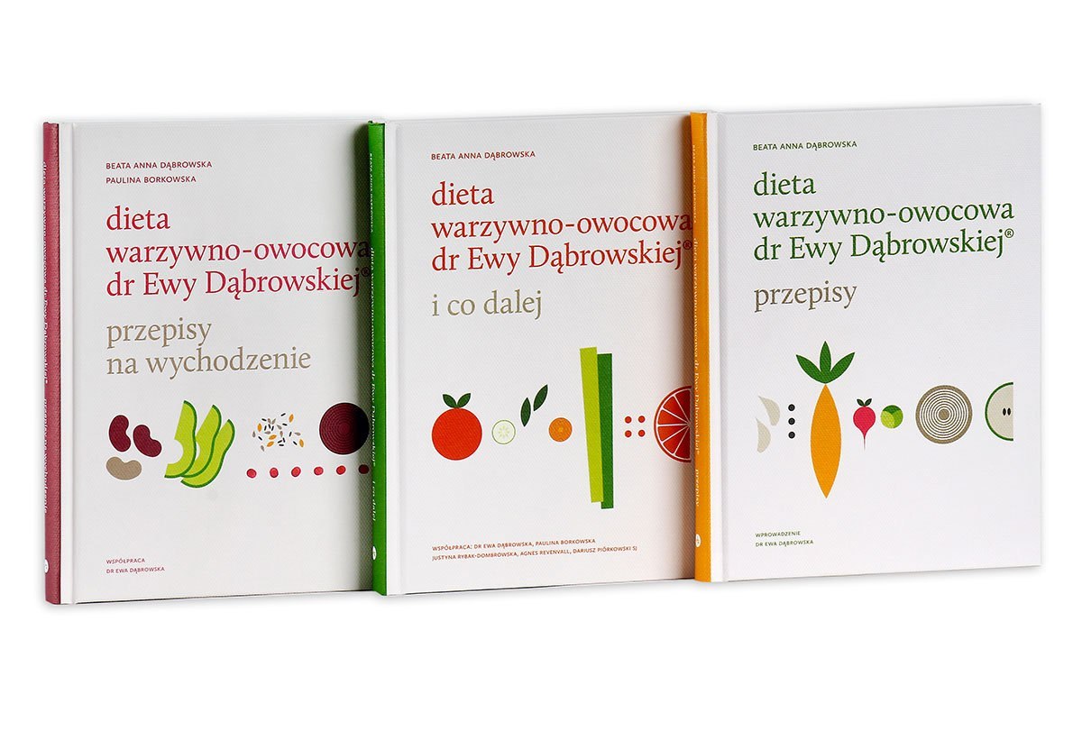 2 PAKIETY 6 książek: Dieta warzywno-owocowa dr Ewy Dąbrowskiej - Beata Anna Dąbrowska + POST DANIELA + Dieta dla zdrowia