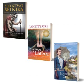 -50% PAKIET INSPIRUJĄCE POWIEŚCI: Śledztwo Setnika + Pewnego Razu Latem + Głos Serca - Janette Oke & Davis Bunn