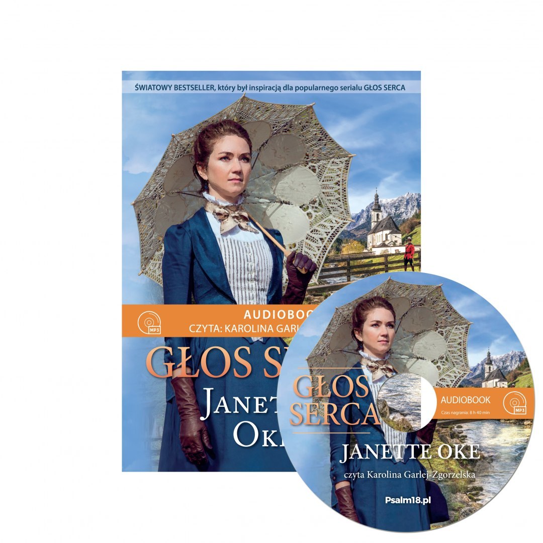 Audiobook CD-MP3: GŁOS SERCA - Janette Oke - czyta: Karolina Garlej-Zgorzelska Audiobook CD-MP3: GŁOS SERCA - Janette Oke - czyta: Karolina Garlej-Zgorzelska