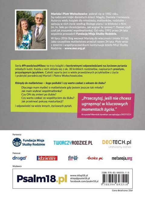 Ebook: KTÓRĘDY DO MAŁŻEŃSTWA - kogo poślubić i czy warto czekać z seksem do ślubu? - Mariola i Piotr Wołochowiczowie [MOBI/EPUB]