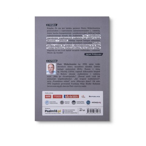 Ebook: TO NIE JEST BABSKA SPRAWA! Co każdy mężczyzna powinien wiedzieć o planowaniu rodziny - Piotr Wołochowicz [MOBI/EPUB]