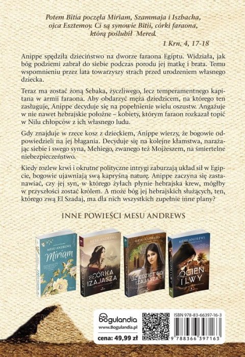 Skarby Nilu PAKIET - Mesu Andrews - Miriam, Córka Faraona Skarby Nilu PAKIET - Mesu Andrews - Miriam, Córka Faraona