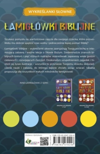 Łamigłówki Biblijne – Wykreślanki słowne (dzieci 7+ lat)