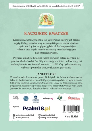 Audiobook: KACZOREK KWACZEK i lekcja pokory - Janette Oke - PLIKI MP3