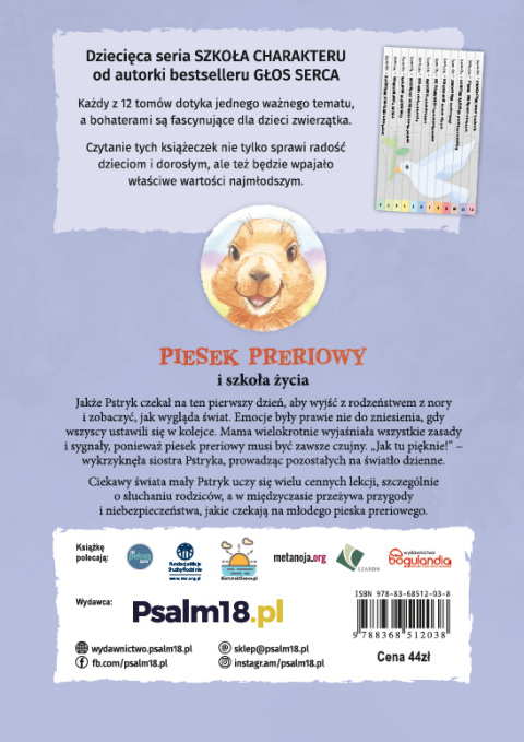 PIESEK PRERIOWY i szkoła życia - Janette Oke PIESEK PRERIOWY i szkoła życia - Janette Oke