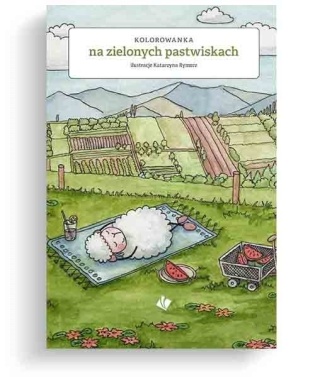 Na zielonych pastwiskach - kolorowanka