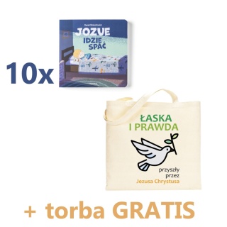 Pakiet: 10 x JOZUE IDZIE SPAĆ + torba bawełniana