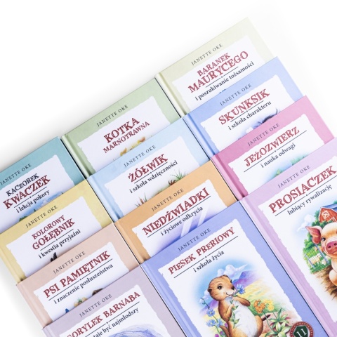 PAKIET PREZENTOWY: SZKOŁA CHARAKTERU - 12 książek + CD-MP3 + numerowana zakładka