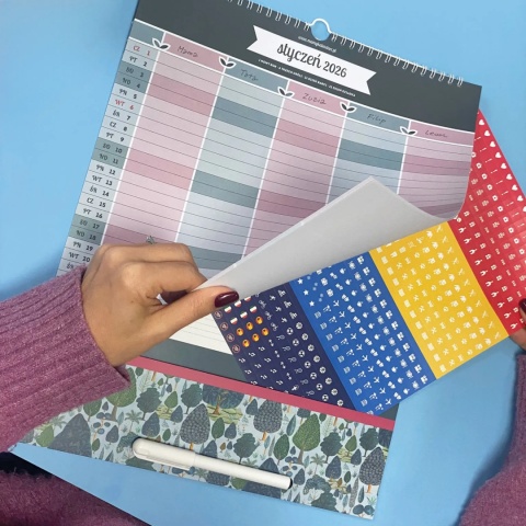 Rodzinny PLANER Miesięczny na 2026 rok
