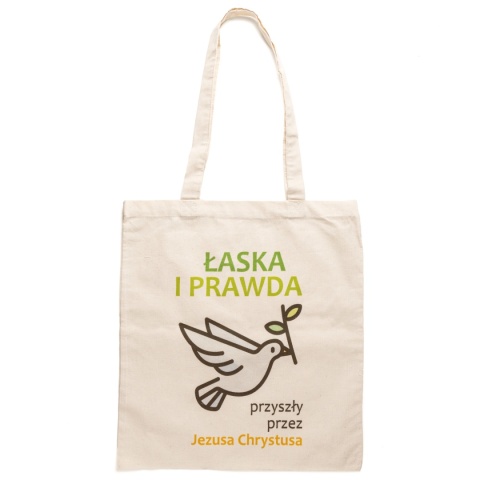 TORBA BAWEŁNIANA: "ŁASKA I PRAWDA" TORBA BAWEŁNIANA: "ŁASKA I PRAWDA"