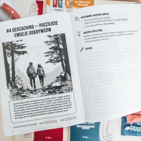 Nowość! PAKIET PREZENTOWY: 18 pomysłów na okazanie miłości żonie + ...mężowi + dodatek + zakładki