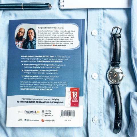 Nowość, już wysyłamy: 18 POMYSŁÓW NA OKAZANIE MIŁOŚCI ŻONIE + 3 FUNDAMENTY NIEBIAŃSKIEGO MAŁŻEŃSTWA