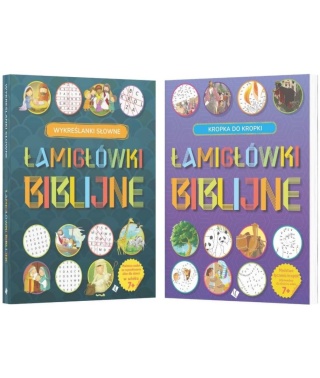 PAKIET: Łamigłówki biblijne 7+ komplet książek