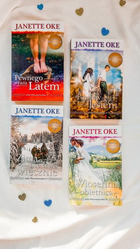PAKIET PREZENTOWY #PragnieniaSerc: Pewnego razu latem + Powiew jesieni + Zima nie trwa wiecznie + Wiosenna obietnica + audiobook