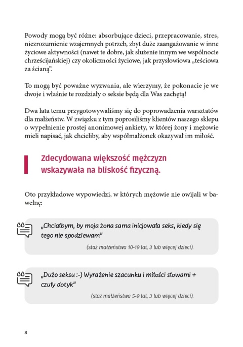 Nowość! PAKIET PREZENTOWY: 18 pomysłów na okazanie miłości żonie + ...mężowi + dodatek + zakładki