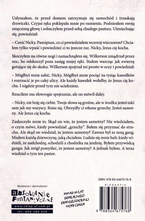 UCIEKAJ MAŁY, UCIEKAJ - Nicky Cruz