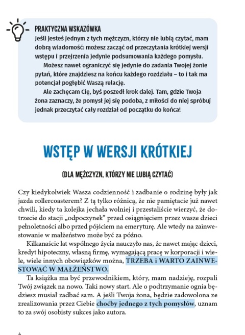 Nowość! PAKIET PREZENTOWY: 18 pomysłów na okazanie miłości żonie + ...mężowi + dodatek + zakładki