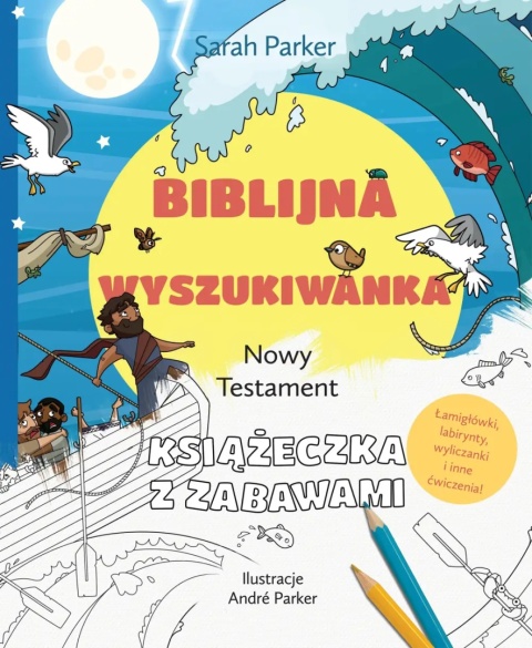 Biblijna wyszukiwanka. Nowy Testament. Książeczka z zabawami